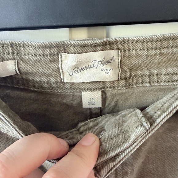 Universal Thread Olive Wide-Leg Pants - Picture 3 of 4